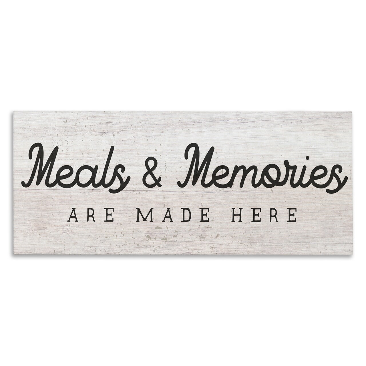 Stupell Industries Meals & Memories Kitchen Sign Canvas Wall Art
